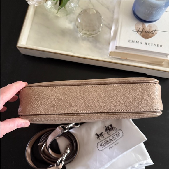 Coach Cassie Taupe Pebbled Leather - Picture 7 of 12